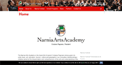 Desktop Screenshot of narniaartsacademy.com